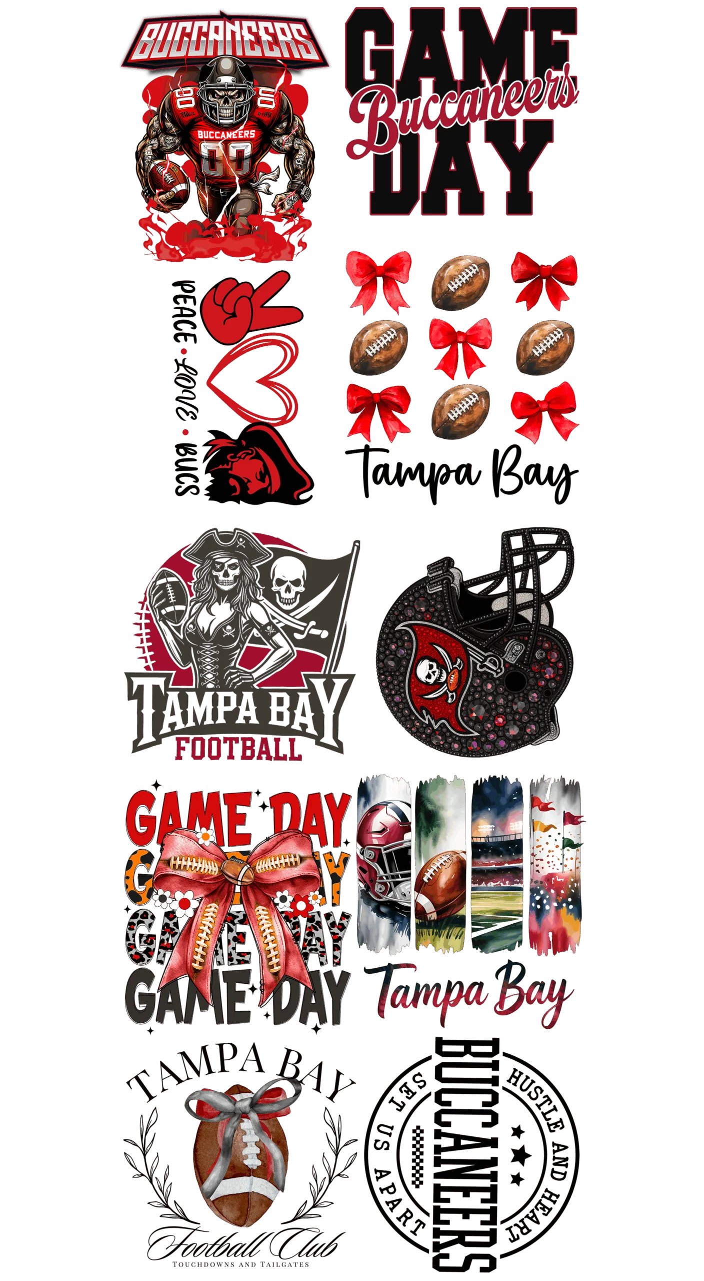 Pre-Made Buccaneers gang 22x60