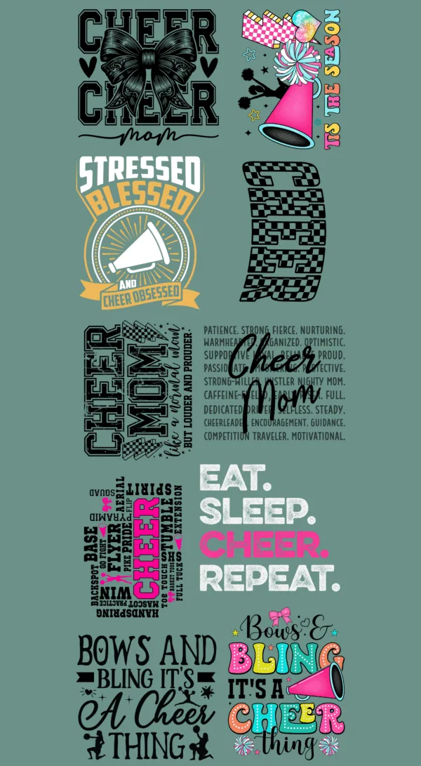 Pre-Made Cheer gang 22x60