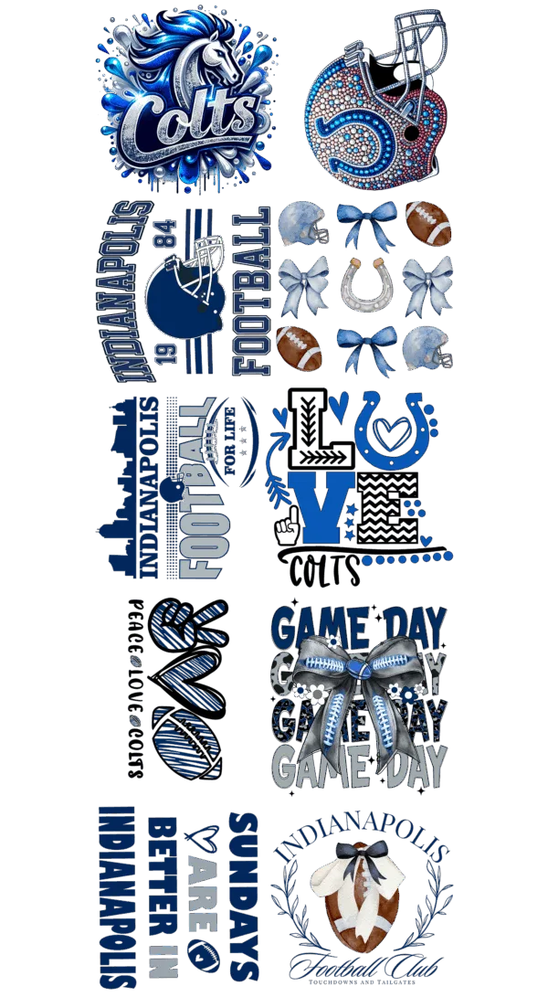 Pre-Made Colts gang 22x60