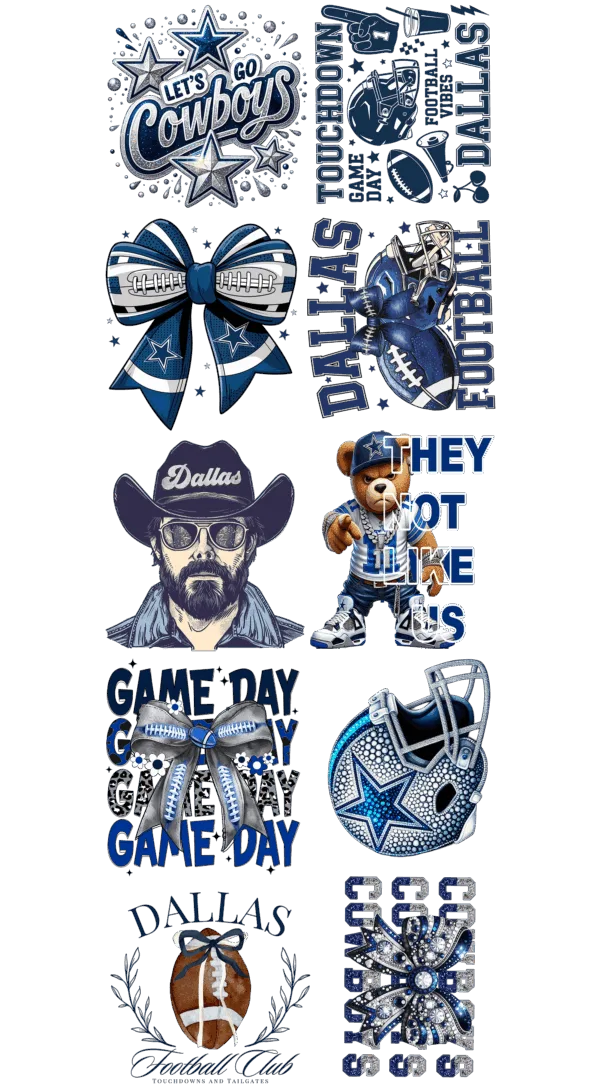 Pre-Made Cowboys gang 22x60