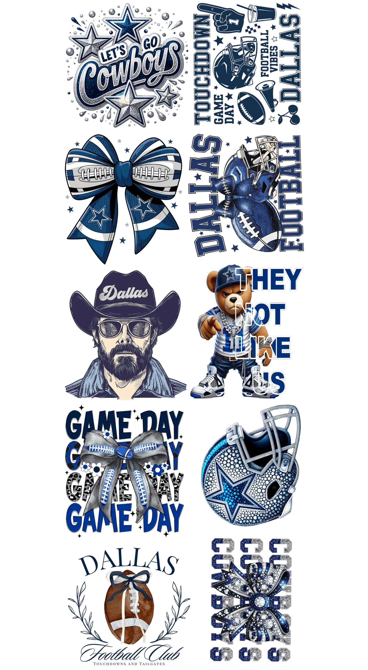 Pre-Made Cowboys gang 22x60