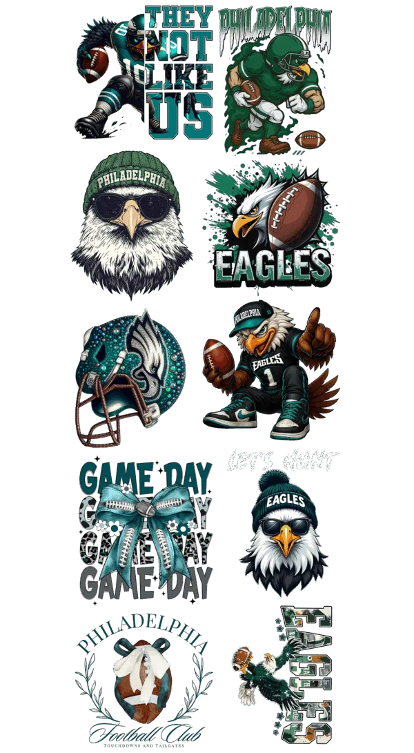 Pre-Made Eagles gang 22x60
