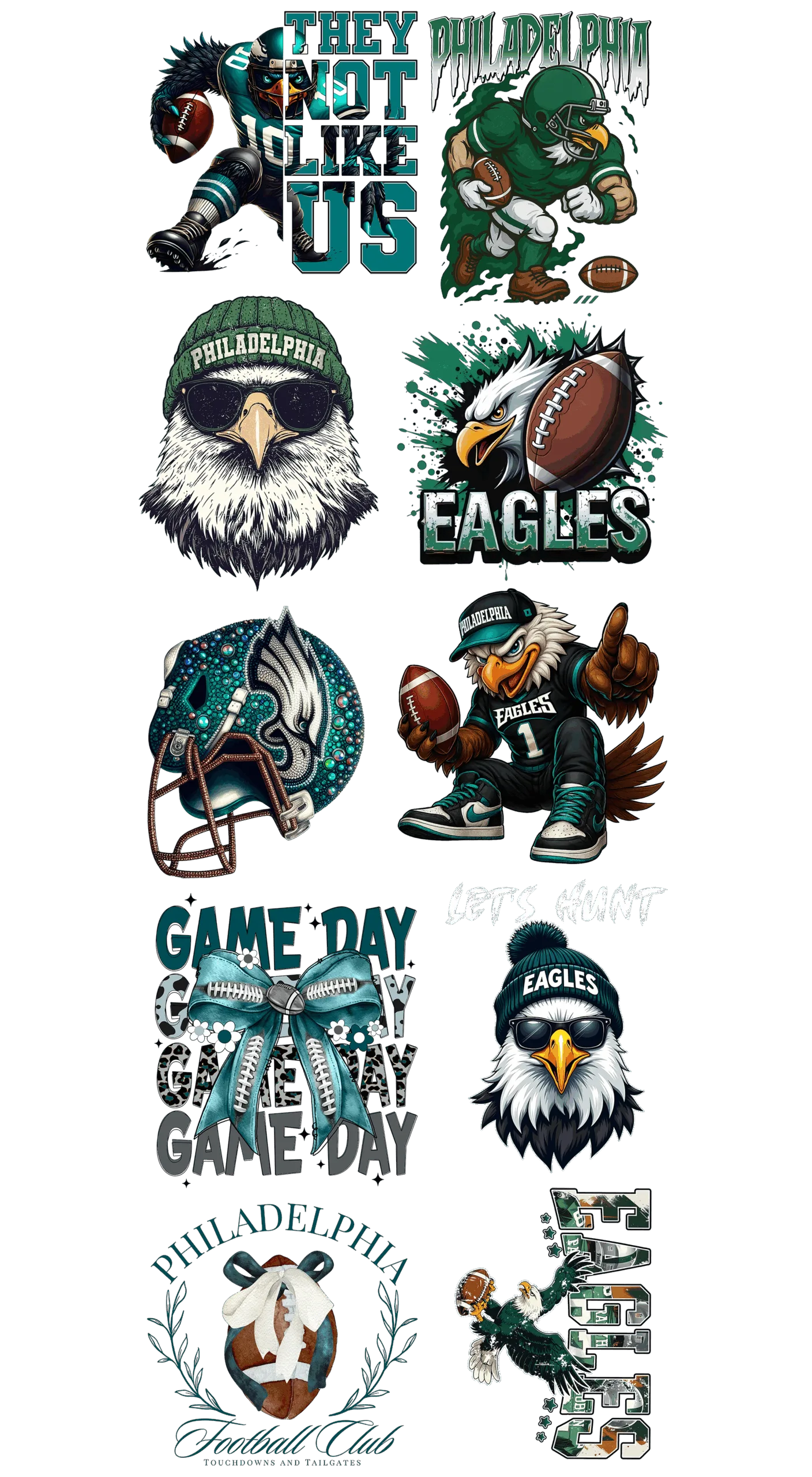 Pre-Made Eagles gang 22x60