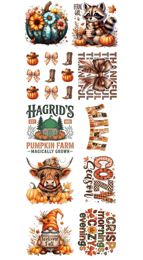 Pre-Made Fall gang 22x60