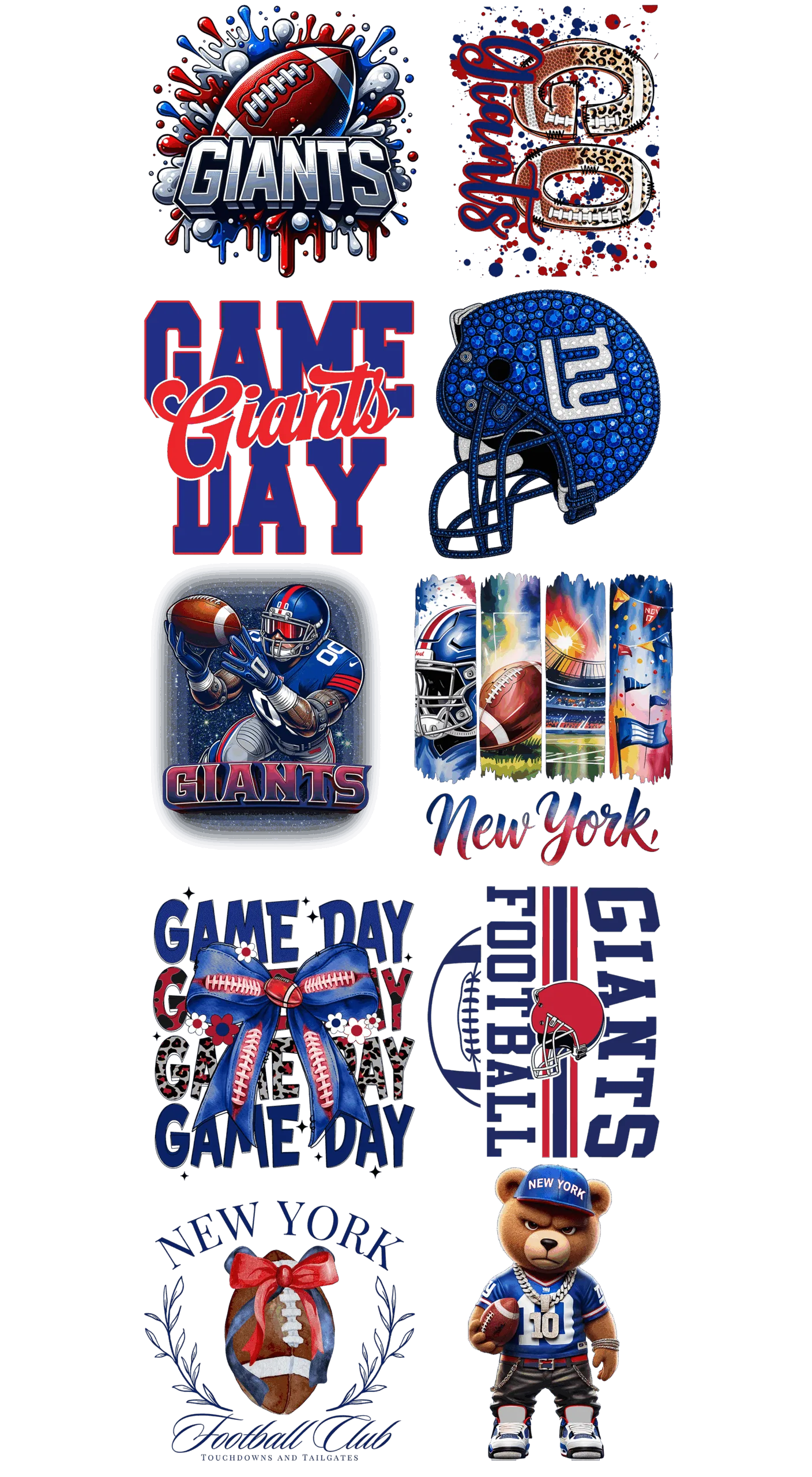 Pre-Made Giants gang 22x60