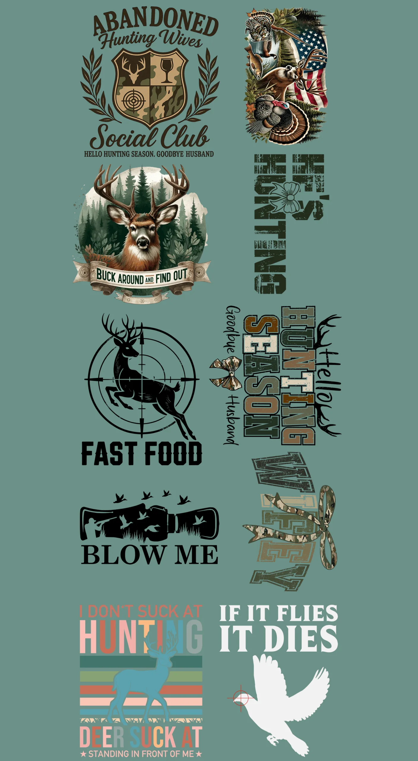 Pre-Made Hunting gang 22x60