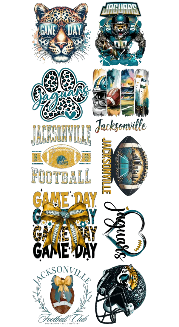 Pre-Made Jaguars gang 22x60
