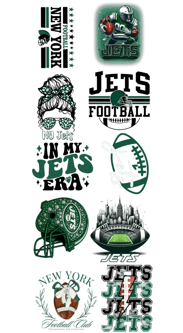 Pre-Made Jets gang 22x60