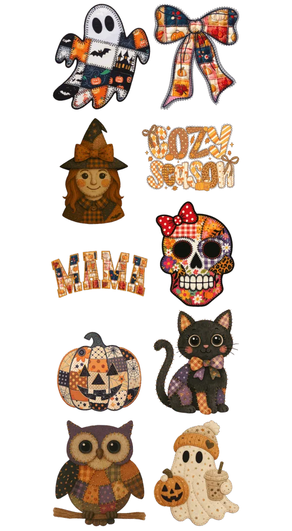 Pre-Made Patchwork Fall gang 22x60