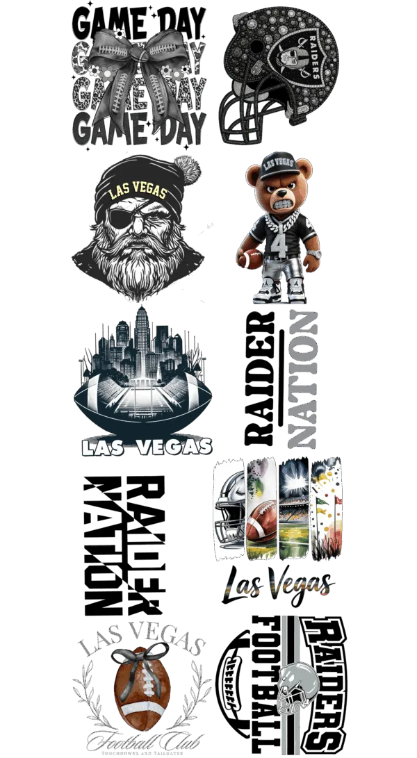 Pre-Made Raiders gang 22x60