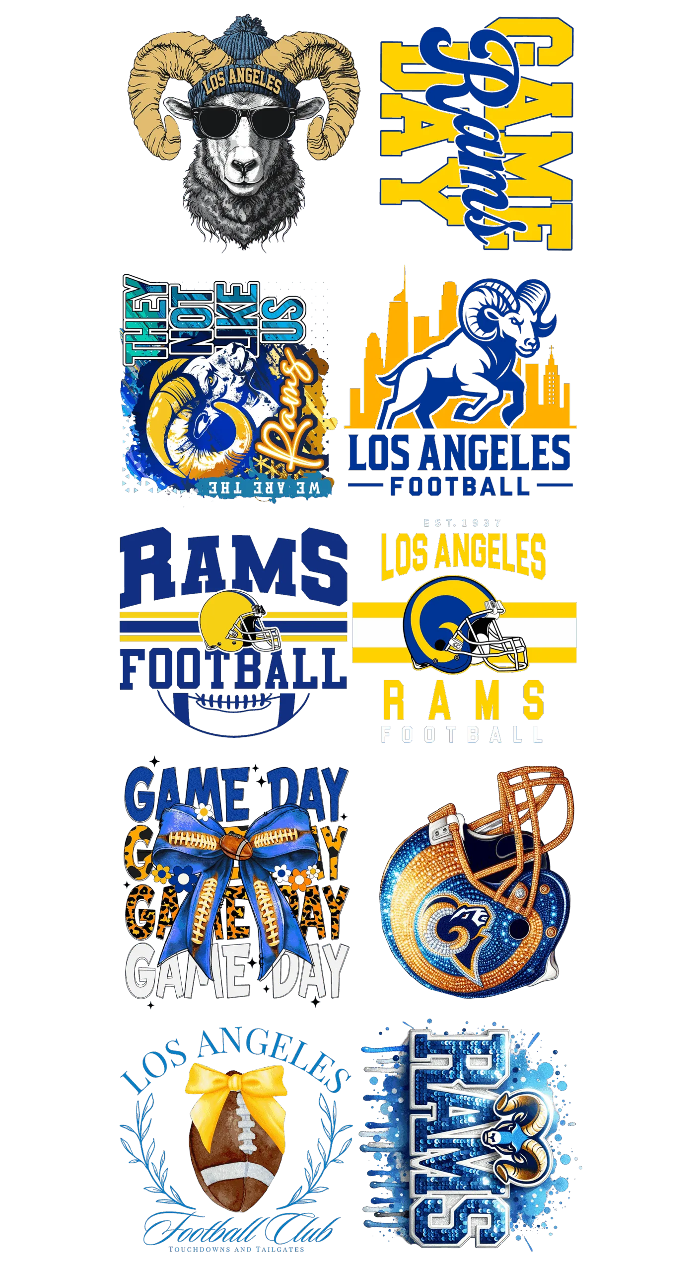 Pre-Made Rams gang 22x60