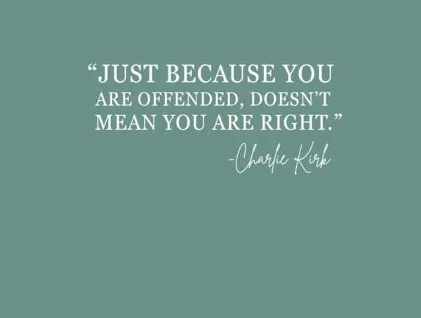 Just Because - Charlie Kirk