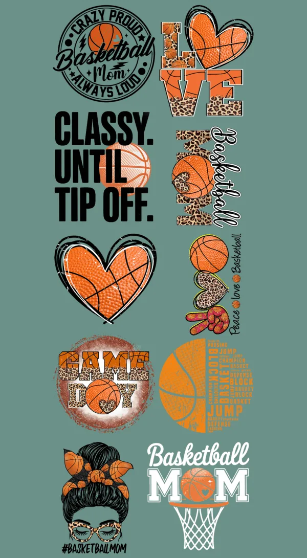 Pre-Made Basketball gang 22x60