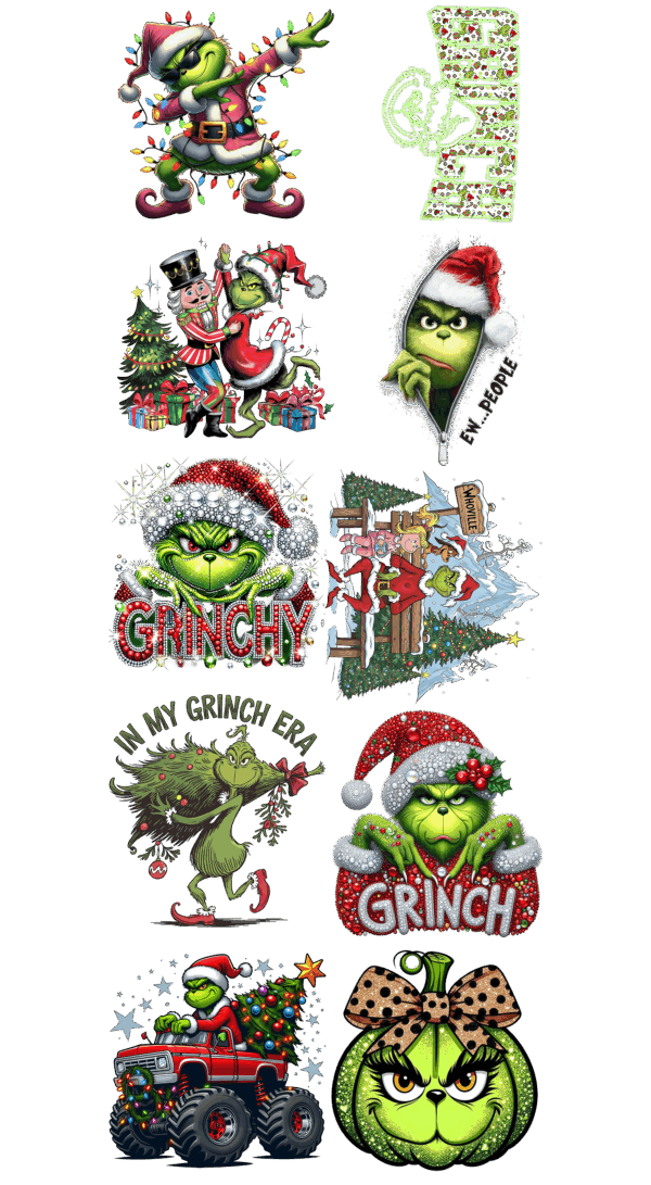 Pre-Made Fuzzy Green Guy Gang 22x60