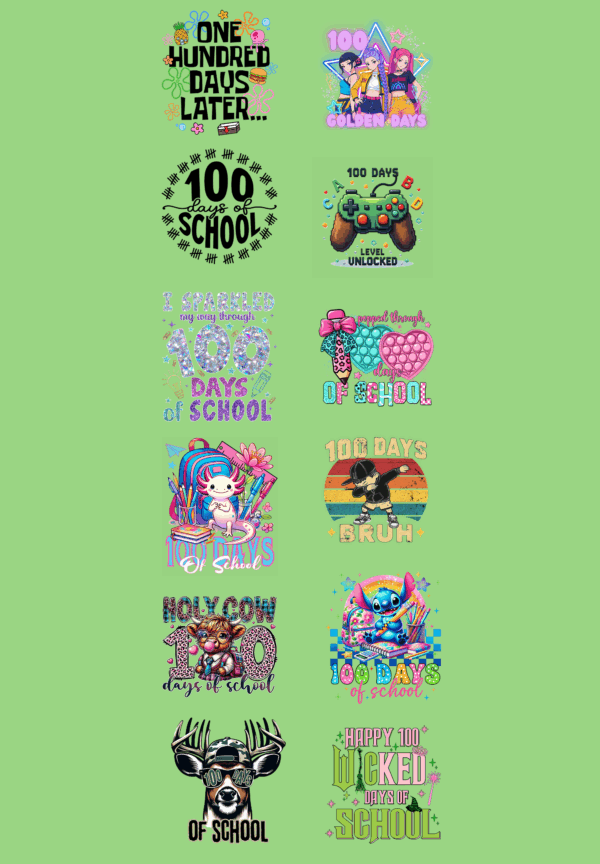 Pre-Made Youth 100 Days 2 Gang 22x60