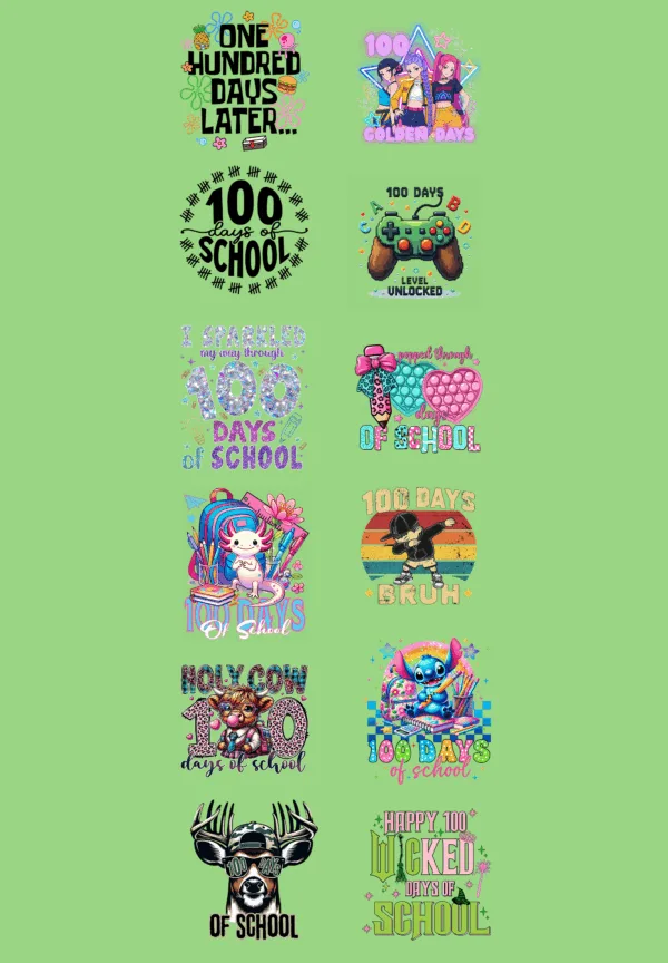 Pre-Made Youth 100 Days 2 Gang 22x60