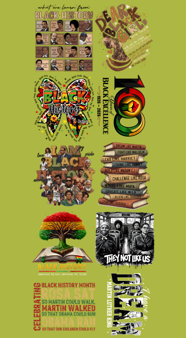 Pre-Made Black History Gang 22x60