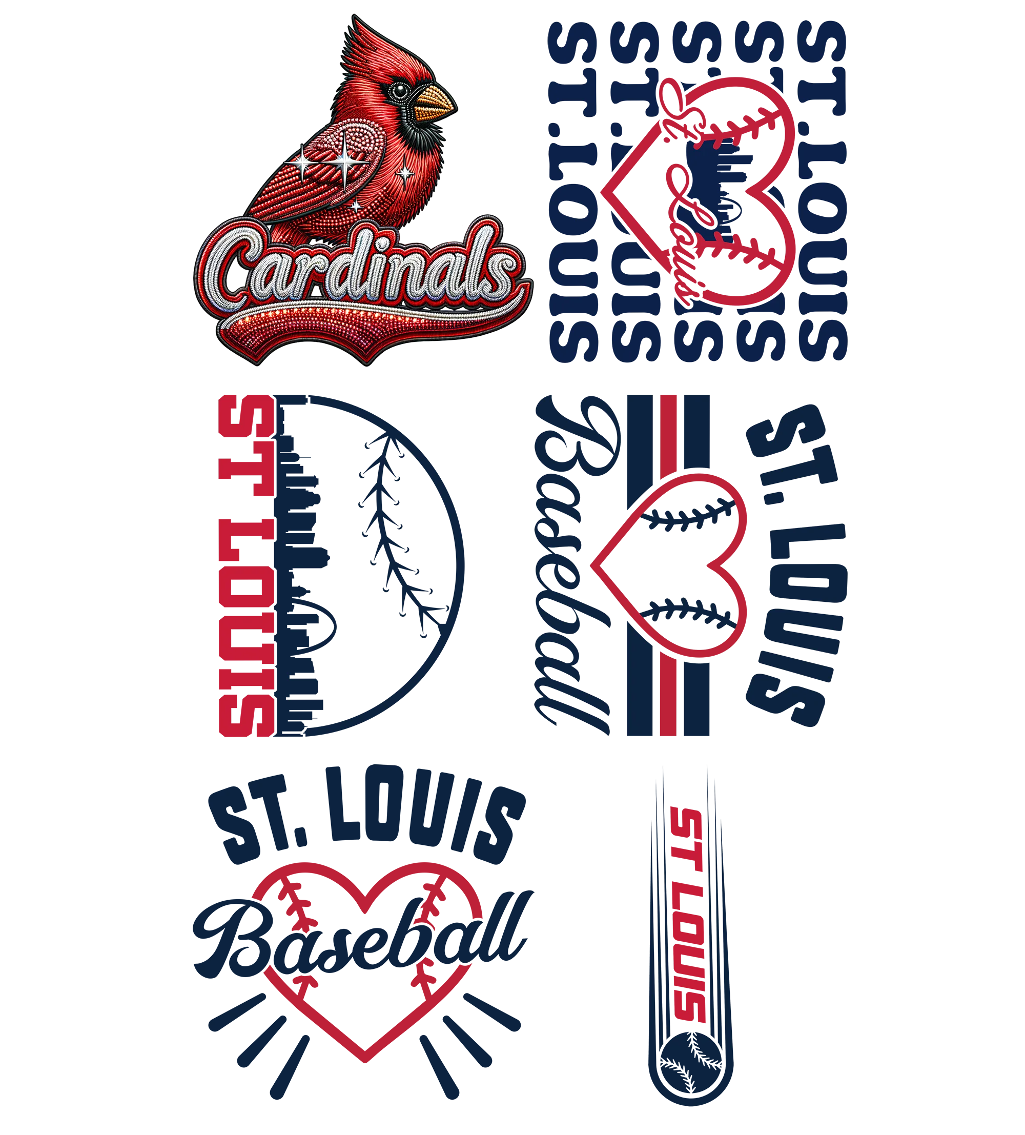 Pre-Made Cardinals Baseball