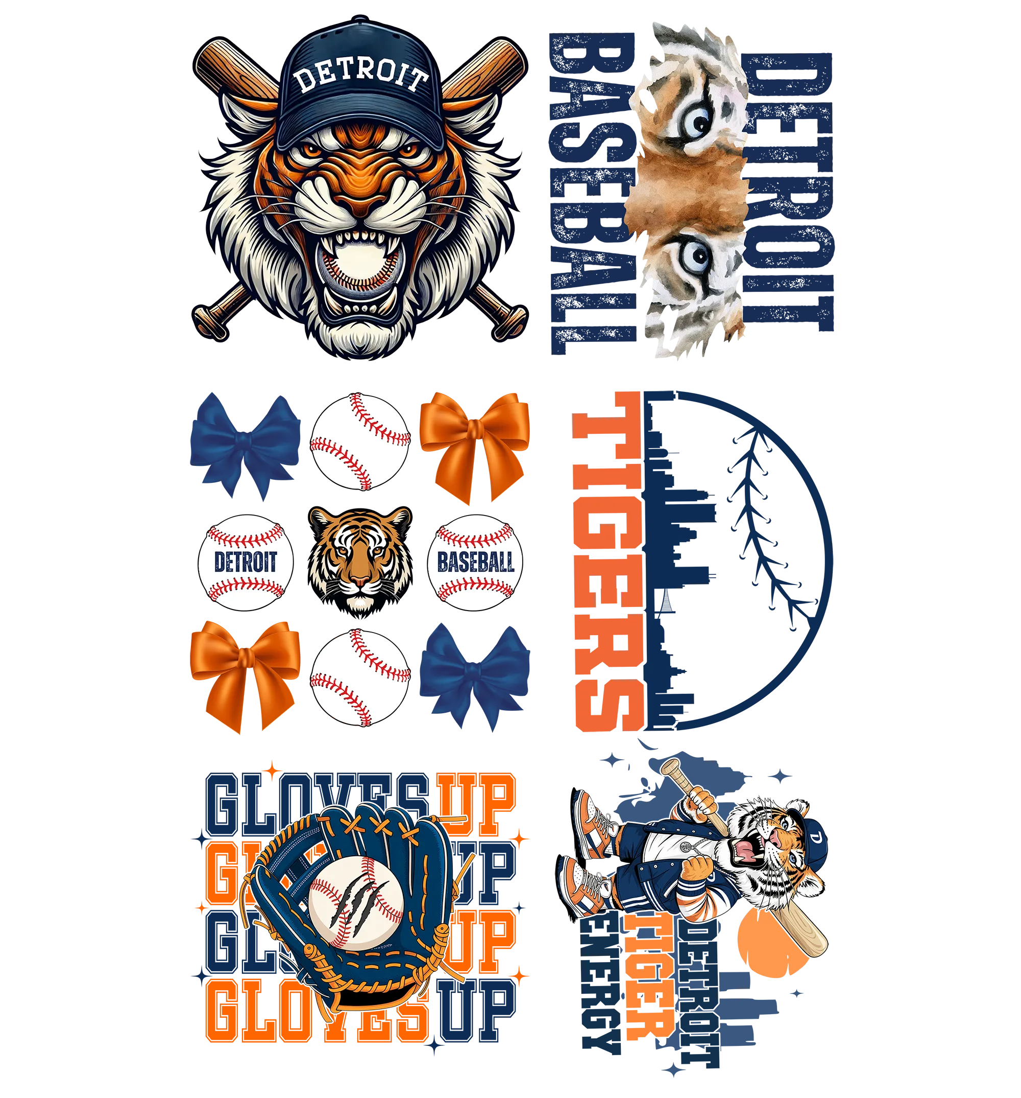 Pre-Made Tigers Baseball