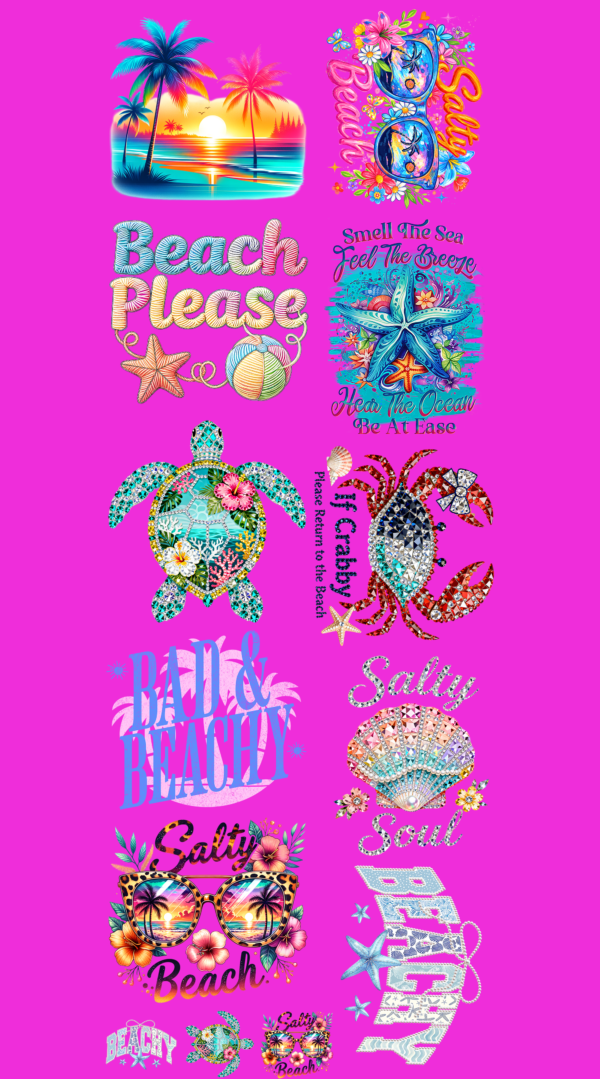 Pre-Made Beachy Gang 22x60