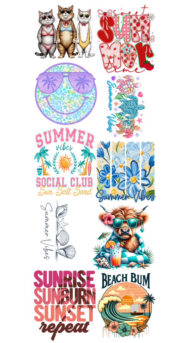 Pre-Made Summer Time Gang 22x60
